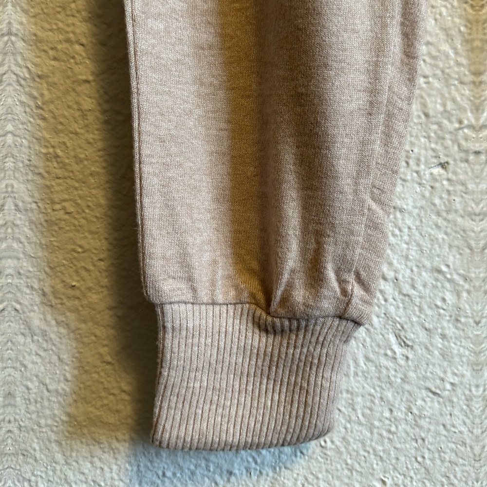 NEW L*Space Sleeping In High Rise Full Length Pant Sweatpants Oat Cream Women’s - Picture 5 of 9